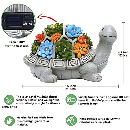 Goodeco Solar Turtle Statue